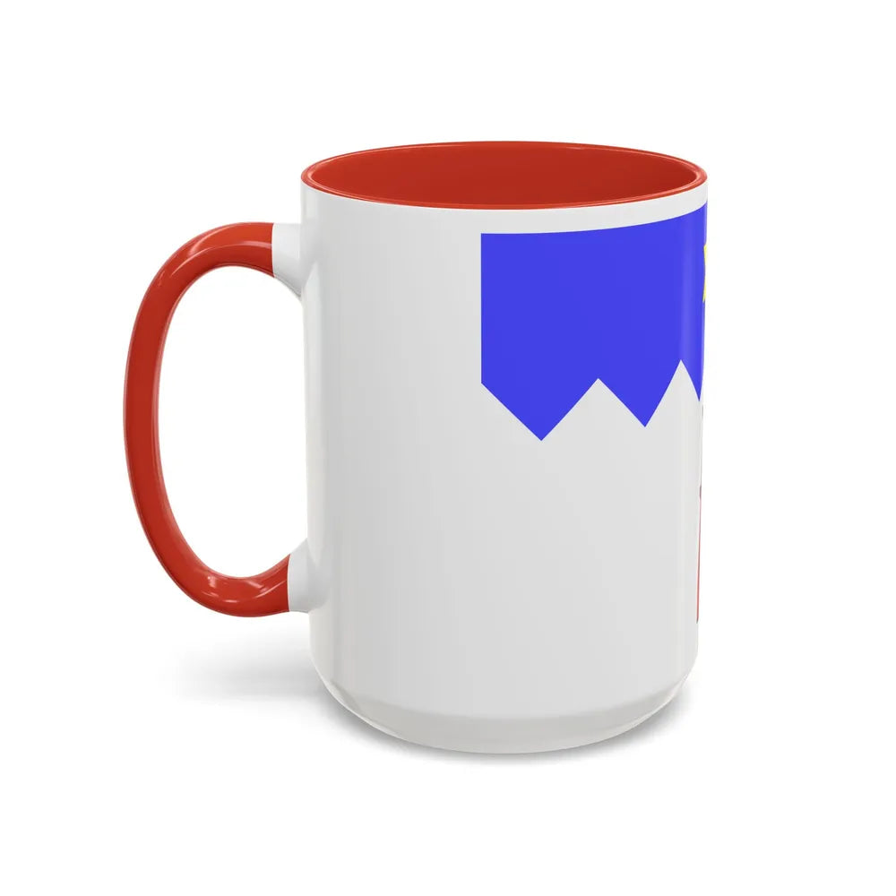 Flag of Gharb Malta - Accent Coffee Mug-Go Mug Yourself