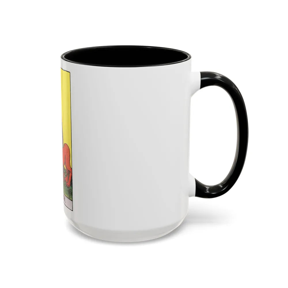 Strength (Tarot Card) Accent Coffee Mug-Go Mug Yourself