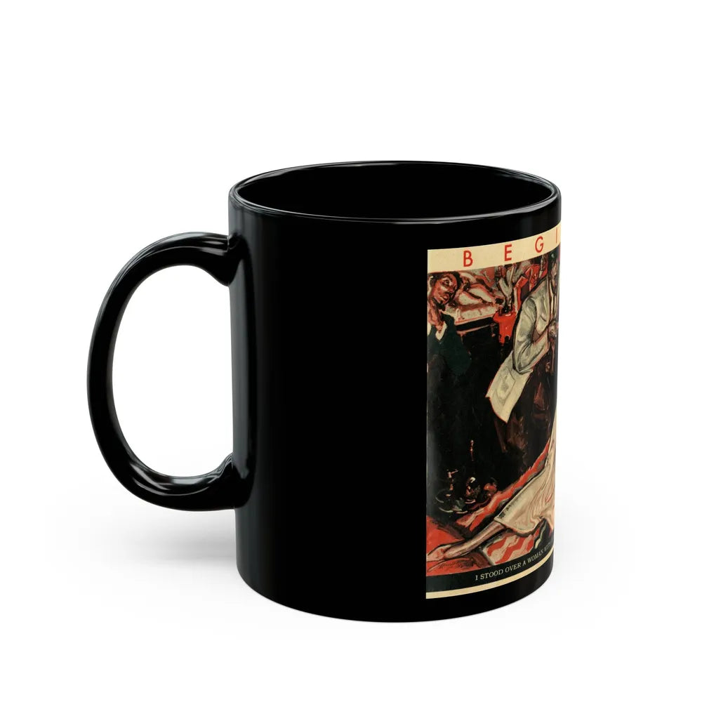 Continental Love, 1933 - Black Coffee Mug-Go Mug Yourself