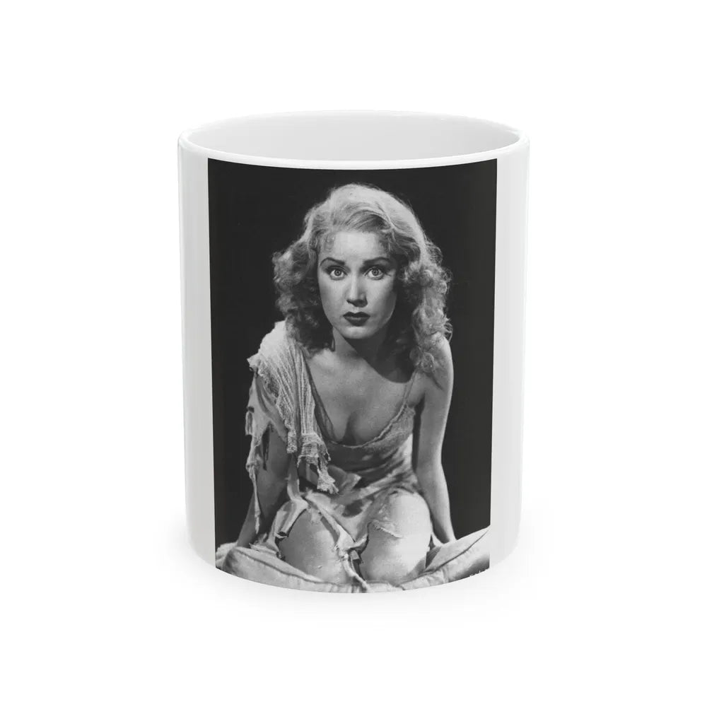 Fay Wray #34 (Vintage Female Icon) White Coffee Mug-11oz-Go Mug Yourself