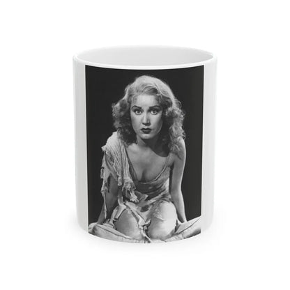 Fay Wray #34 (Vintage Female Icon) White Coffee Mug-11oz-Go Mug Yourself