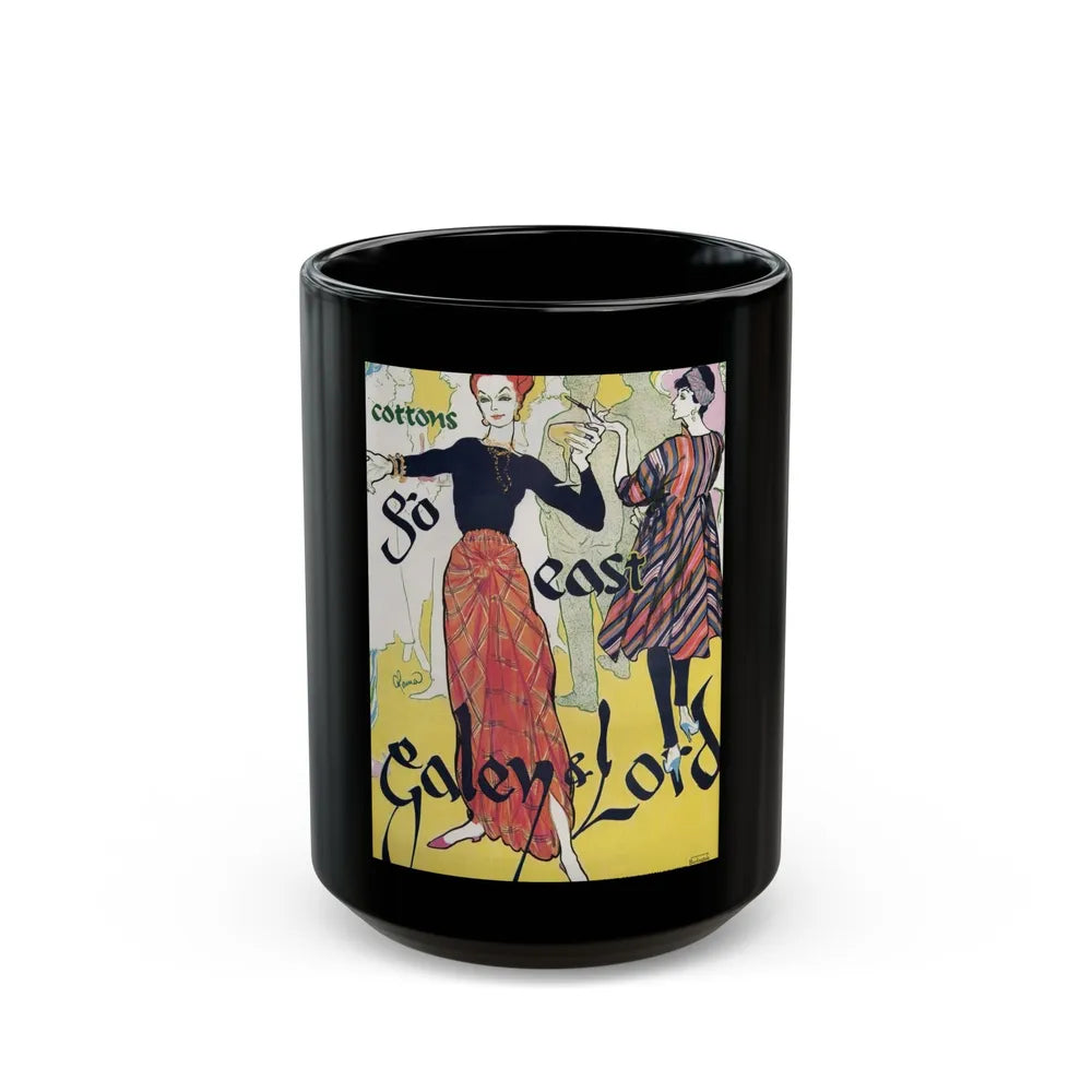 Galey & Lord, 1957 (2) - Black Coffee Mug-15oz-Go Mug Yourself