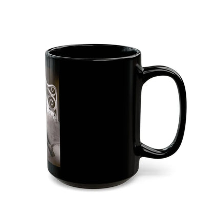 Carol Ohmart #51 (Vintage Female Icon) Black Coffee Mug-Go Mug Yourself