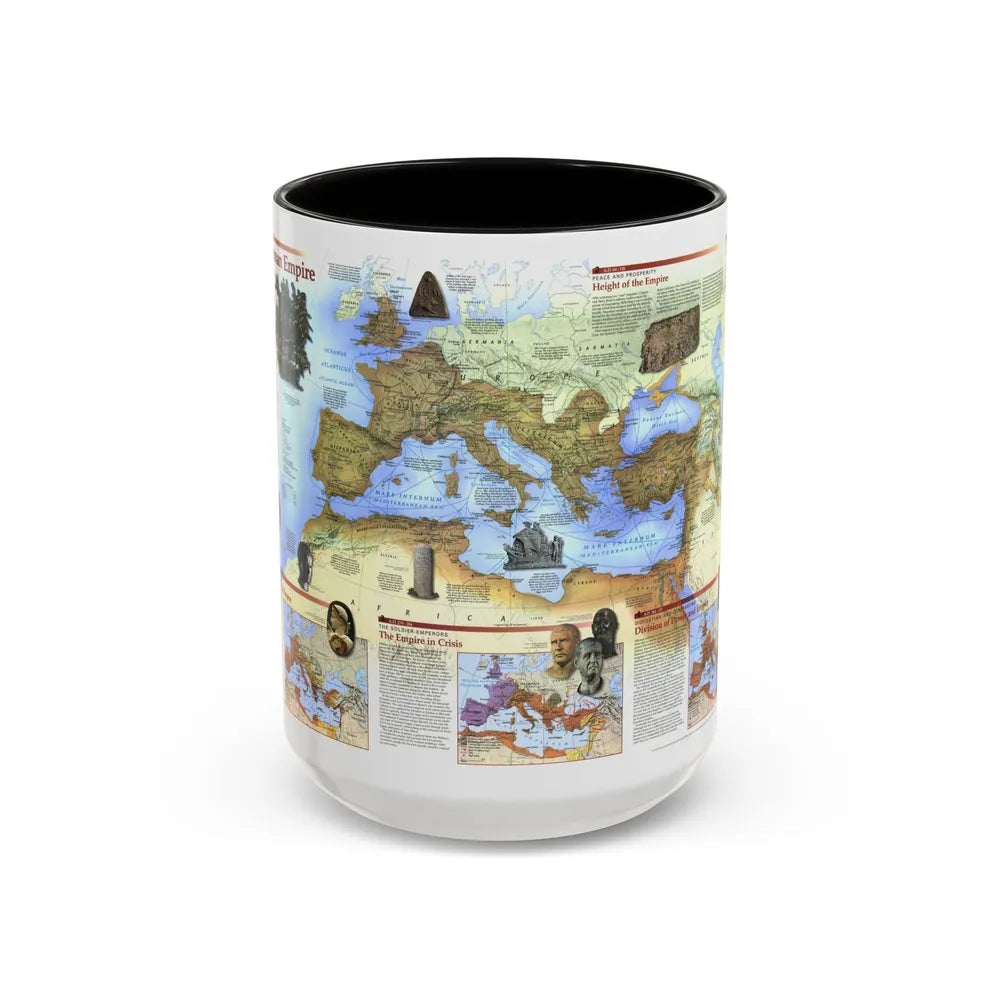 Roman Empire (1997) (Map) Accent Coffee Mug-15oz-Black-Go Mug Yourself