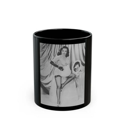 Evelyn West #07 (Vintage Female Icon) Black Coffee Mug-11oz-Go Mug Yourself