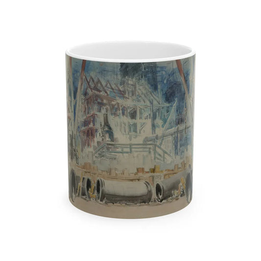 Construction, circa 1911 - White Coffee Mug-11oz-Go Mug Yourself