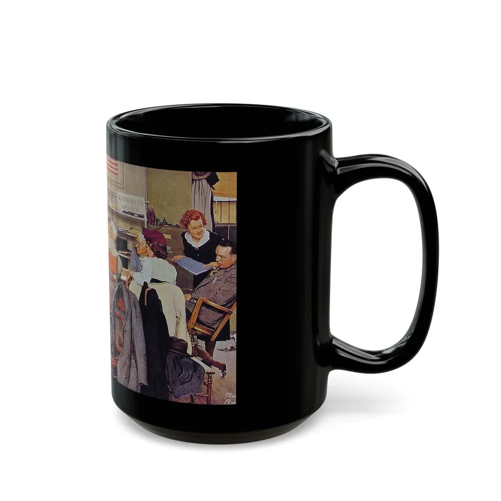 Rockwell2 (6) - Black Coffee Mug-Go Mug Yourself