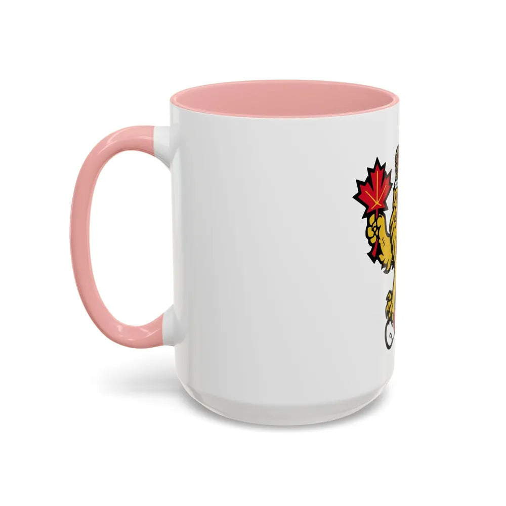 Canadian Crest - Accent Coffee Mug-Go Mug Yourself