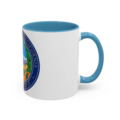 Seal of Anaheim California - Accent Coffee Mug-Go Mug Yourself