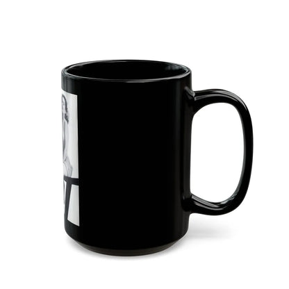 Dawn Richard #44 - Adam Mag. '58 - Inside Cover 1 (Vintage Female Icon) Black Coffee Mug-Go Mug Yourself