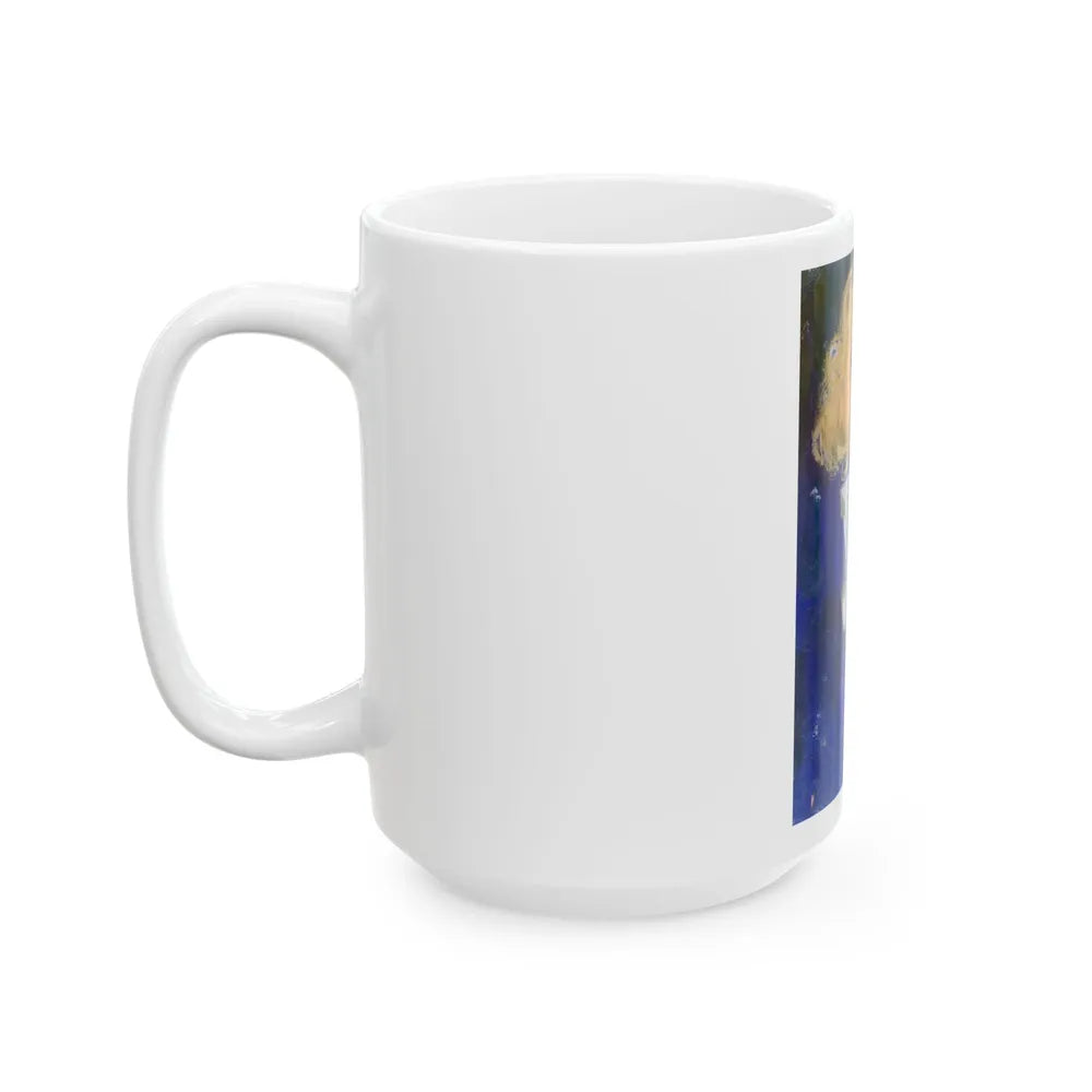 Blue Beads - White Coffee Mug-Go Mug Yourself