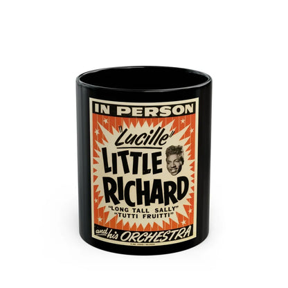 Little Rickard (Music Poster) Black Coffee Mug-11oz-Go Mug Yourself