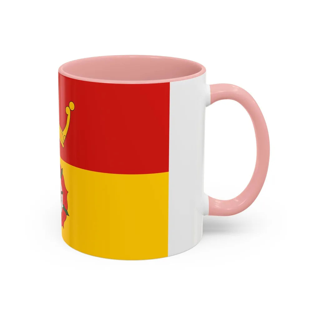 Flag of Hampshire UK - Accent Coffee Mug-Go Mug Yourself