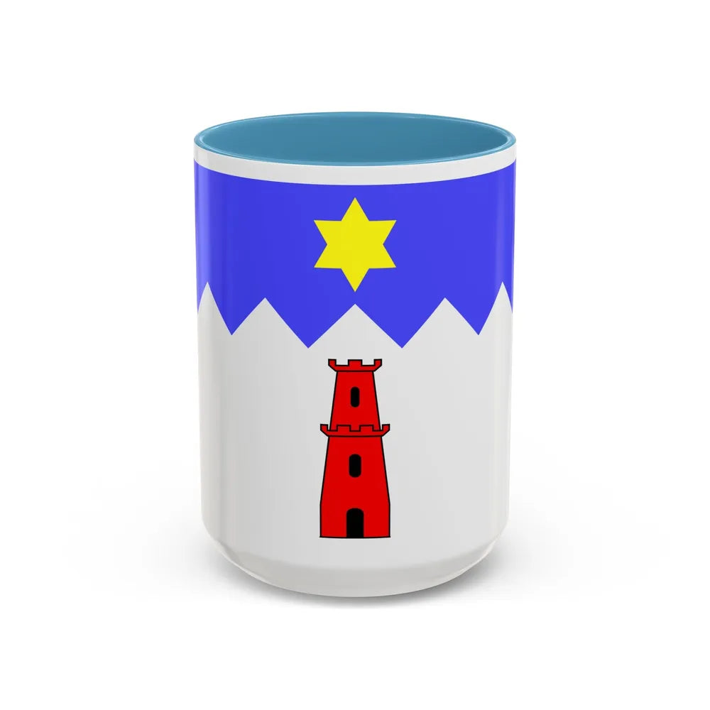 Flag of Gharb Malta - Accent Coffee Mug-15oz-Light Blue-Go Mug Yourself