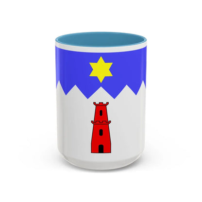 Flag of Gharb Malta - Accent Coffee Mug-15oz-Light Blue-Go Mug Yourself