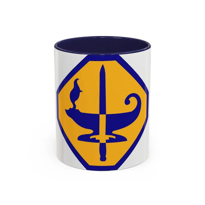 Specialized Training Division (U.S. Army) Accent Coffee Mug-11oz-Navy-Go Mug Yourself