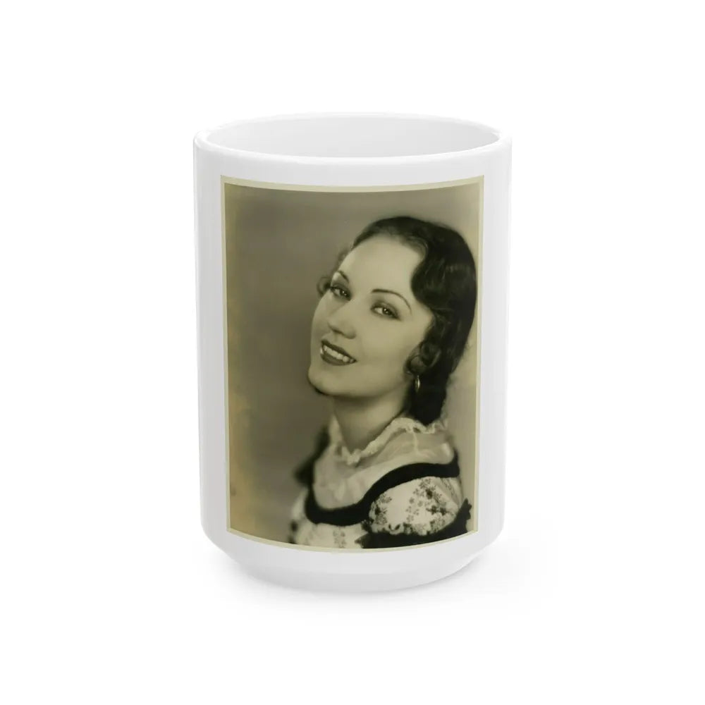 Fay Wray #172 (Vintage Female Icon) White Coffee Mug-15oz-Go Mug Yourself