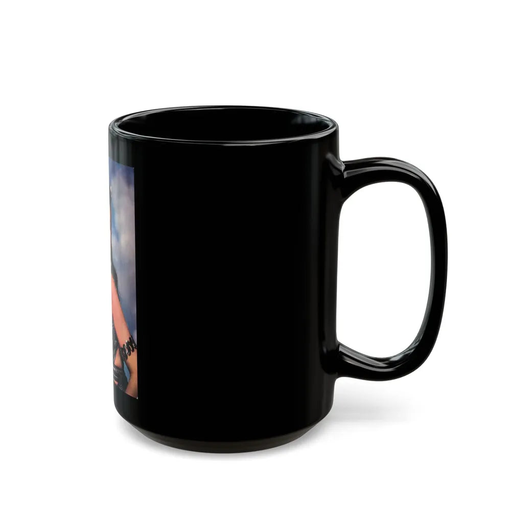 Debra Paget #36 1 (Vintage Female Icon) Black Coffee Mug-Go Mug Yourself