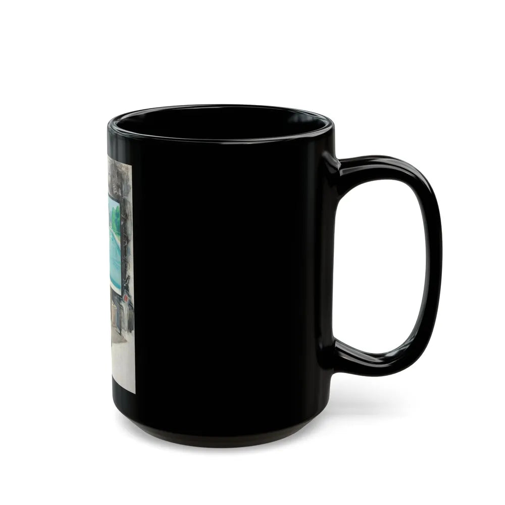 Dreaming of a Better Life - Black Coffee Mug-Go Mug Yourself