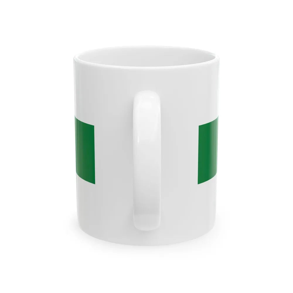 Flag of Kurgan Oblast Russia - White Coffee Mug-Go Mug Yourself