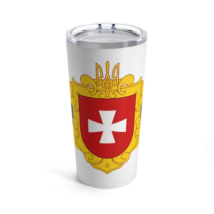 Flag of Rivne Oblast Ukraine - Tumbler 20oz-20oz-Go Mug Yourself