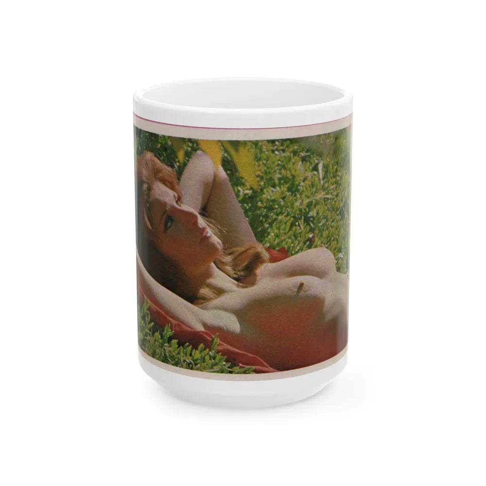 Victoria Vetri #52 - Playboy Mag. May '68 - 1 Topless Photo (Vintage Female Icon) White Coffee Mug-15oz-Go Mug Yourself