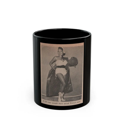 Terry Moore #561 - Magazine Page Photo Clipping (Vintage Female Icon) Black Coffee Mug-11oz-Go Mug Yourself