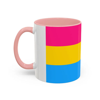 Pansexuality Pride Flag - Accent Coffee Mug-Go Mug Yourself