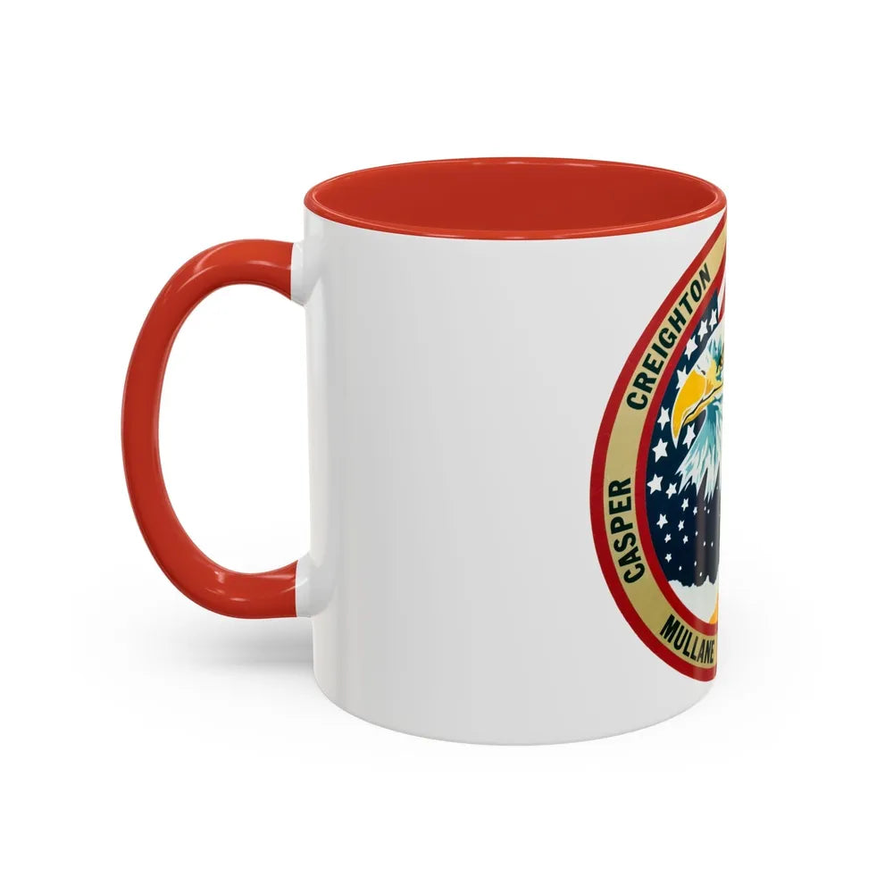 STS 36 (NASA) Accent Coffee Mug-Go Mug Yourself