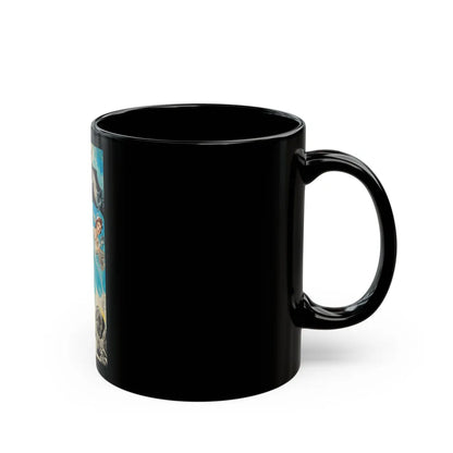 Batman and Robin, movie poster illustrations (1) - Black Coffee Mug-Go Mug Yourself