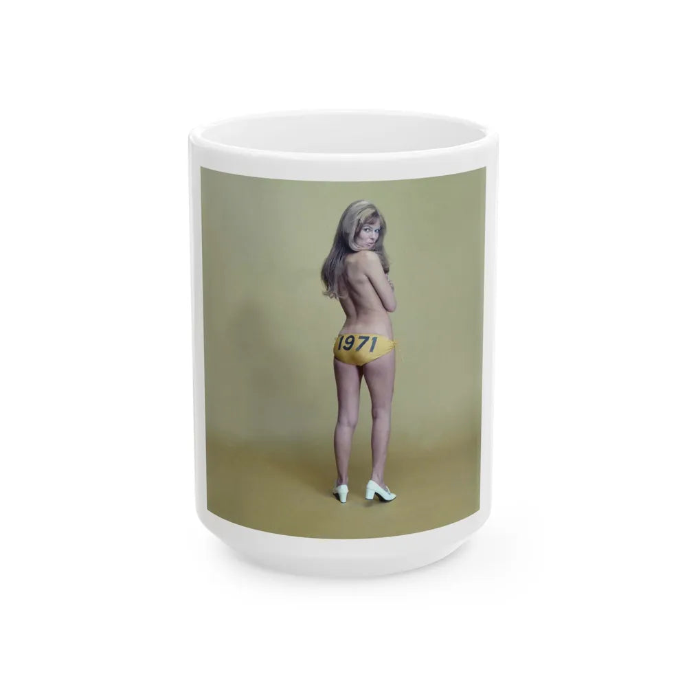 Julie Ege #231 (Vintage Female Icon) White Coffee Mug-15oz-Go Mug Yourself