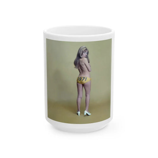 Julie Ege #231 (Vintage Female Icon) White Coffee Mug-15oz-Go Mug Yourself