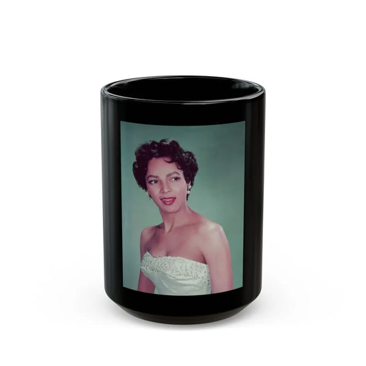 Dorothy Dandridge #11 (Vintage Female Icon) Black Coffee Mug-15oz-Go Mug Yourself