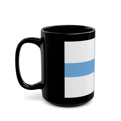 Flag of Argentine Patriotic League - Black Coffee Mug-Go Mug Yourself