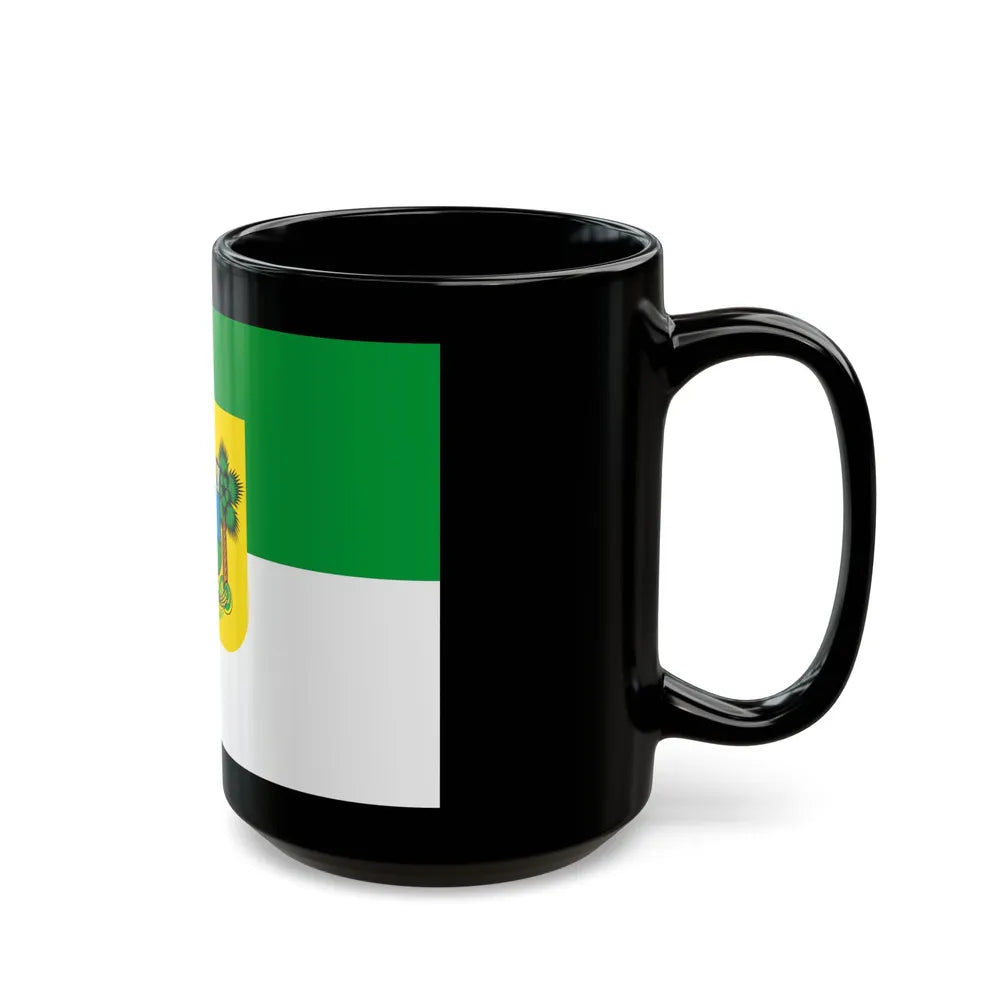 Flag of Rio Grande do Norte Brazil - Black Coffee Mug-Go Mug Yourself