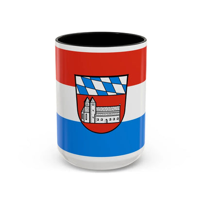 Flag of Cham Germany - Accent Coffee Mug-15oz-Black-Go Mug Yourself