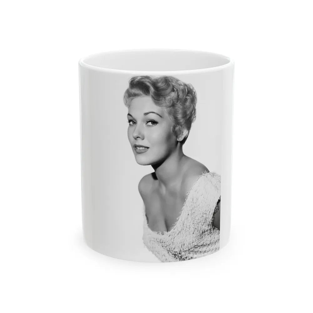 Kim Novak #288 (Vintage Female Icon) White Coffee Mug-11oz-Go Mug Yourself