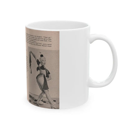 Sheree North #170 - Pages 46 & 47 from 66 PHOTOGRAPHS OF Sheree NORTH U.K. Pocket Mag. (Vintage Female Icon) White Coffee Mug-Go Mug Yourself