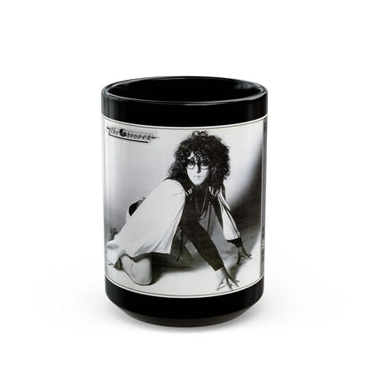 T.Rex 1973 (Music Poster) Black Coffee Mug-15oz-Go Mug Yourself