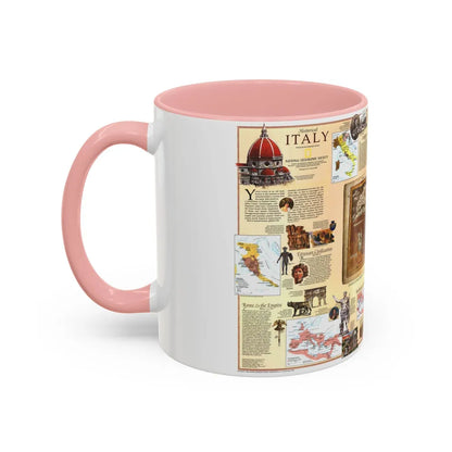 Italy - Historical (1995) (Map) Accent Coffee Mug-Go Mug Yourself