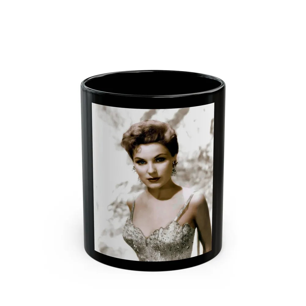 Debra Paget #132 (Vintage Female Icon) Black Coffee Mug-11oz-Go Mug Yourself