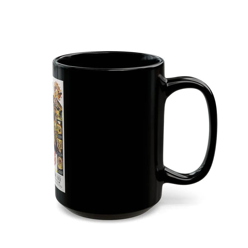 CRACK IN THE WORLD 1960 Movie Poster - Black Coffee Mug-Go Mug Yourself