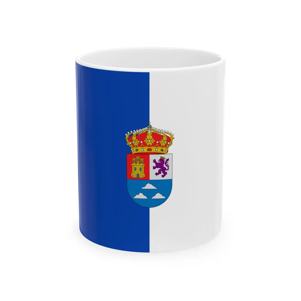 Flag of Las Palmas Spain - White Coffee Mug-11oz-Go Mug Yourself