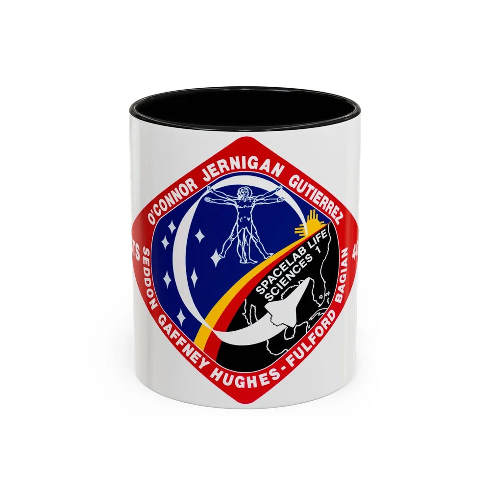 STS 40 (NASA) Accent Coffee Mug-11oz-Black-Go Mug Yourself