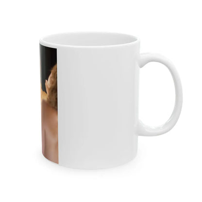 Linda Blair #264 - Partially Topless (Vintage Female Icon) White Coffee Mug-Go Mug Yourself