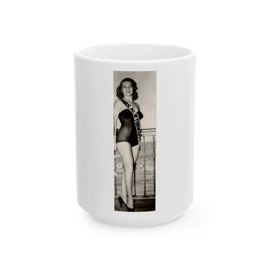 Penny Duncan #01 (Vintage Female Icon) White Coffee Mug-15oz-Go Mug Yourself