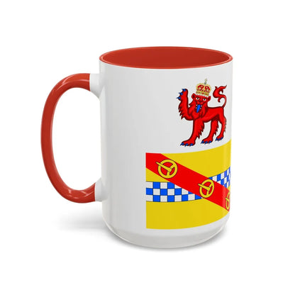 Flag of Angus UK - Accent Coffee Mug-Go Mug Yourself