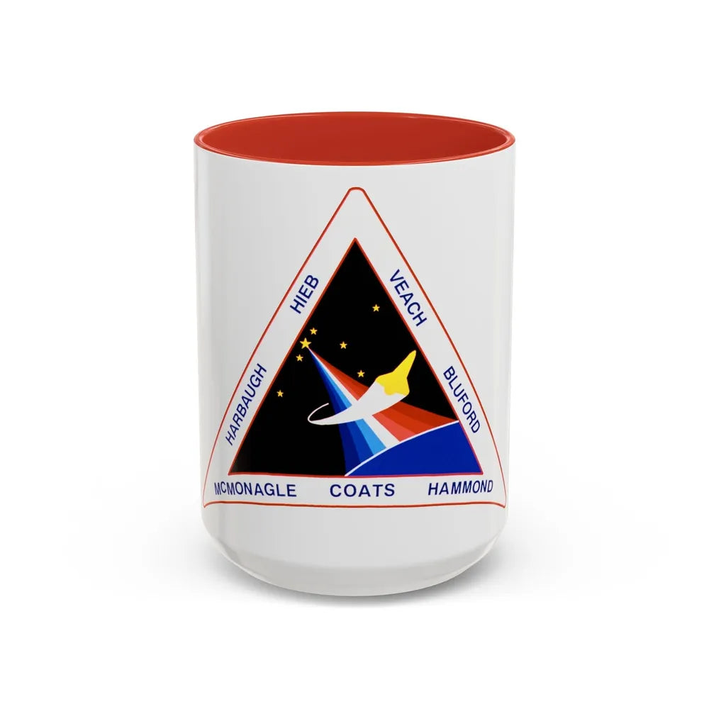 STS 39 (NASA) Accent Coffee Mug-15oz-Red-Go Mug Yourself