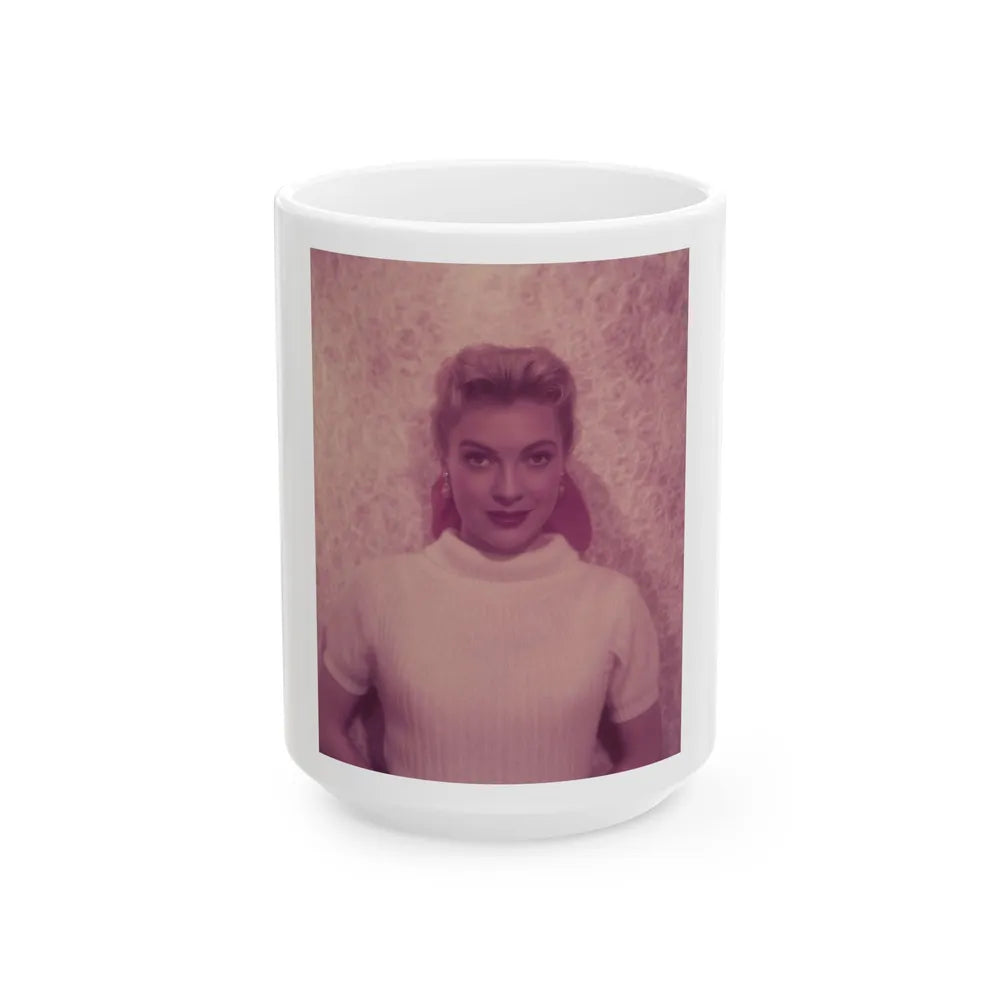 Lori Nelson #176 (Vintage Female Icon) White Coffee Mug-15oz-Go Mug Yourself