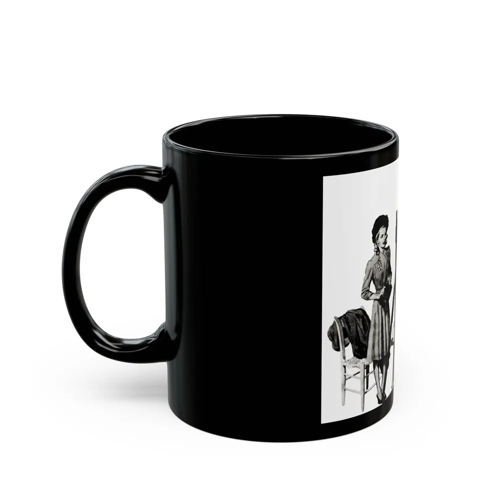 Dark Fortune, Liberty magazine, November 16, 1940 - Black Coffee Mug-Go Mug Yourself